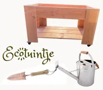 Ecotuintje - duurzame tuinproducten en moestuin tafel