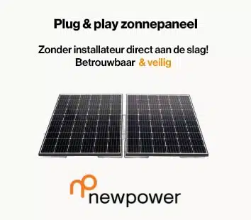 Newpower - plug & play zonnepanelen set met stekker
