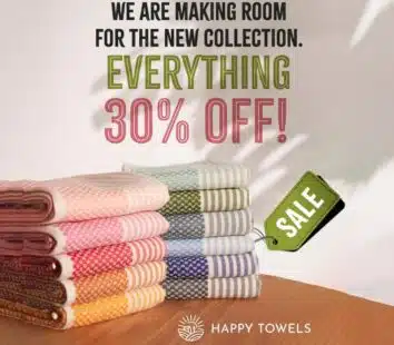 Happy Towels - duurzame hamamdoeken van bamboe