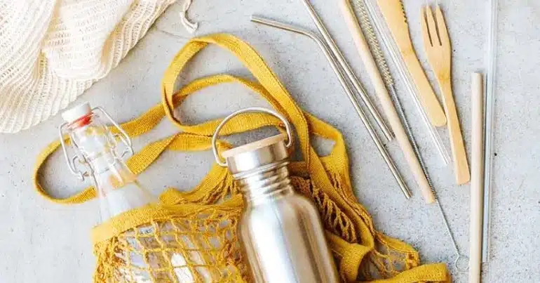 zero waste producten boodschappen tasje dille kamille