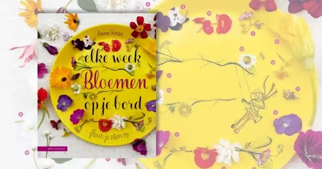 elke week bloemen op je bord boekreview