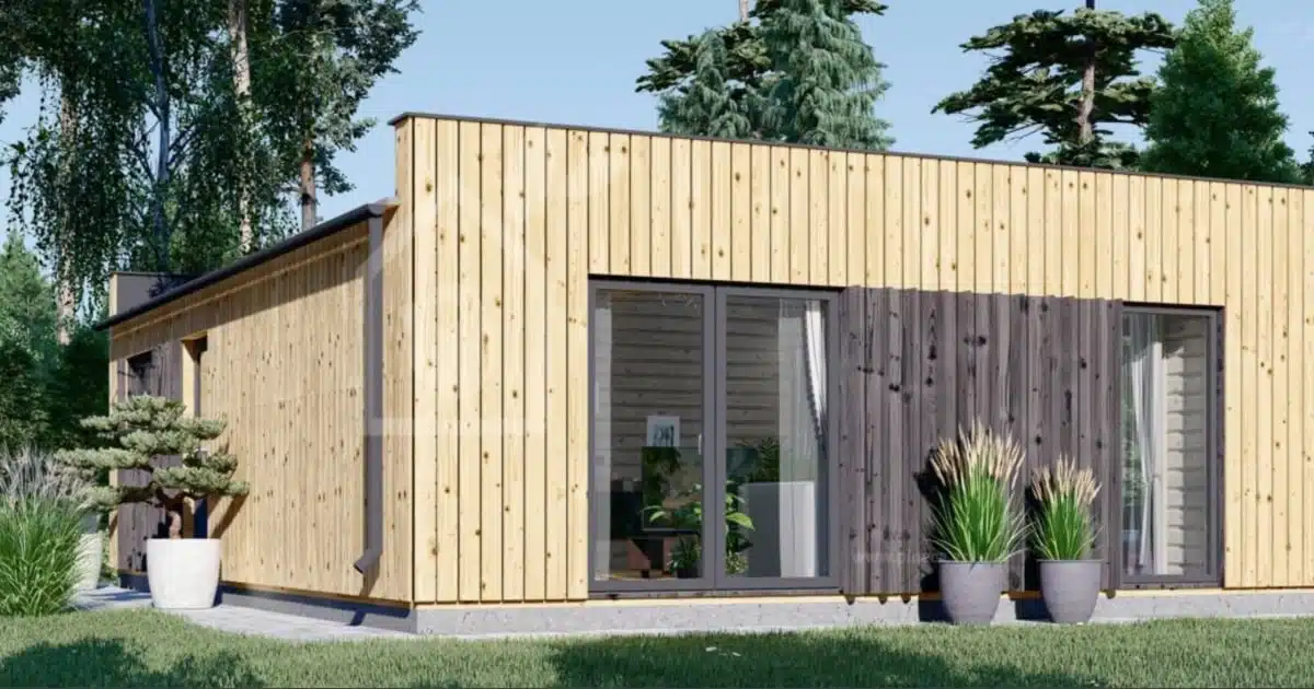 houten frefab woning