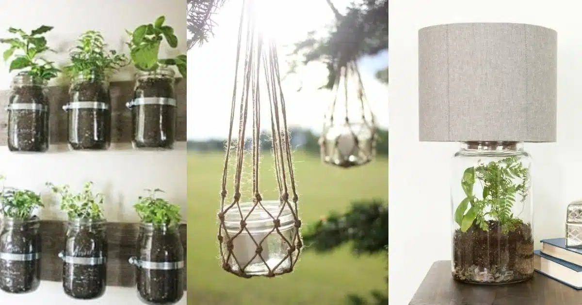 upcycling glazen potten