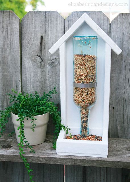 How To Build A Wine Bottle Bird Feeder ELIZABETH JOAN DESIGNS