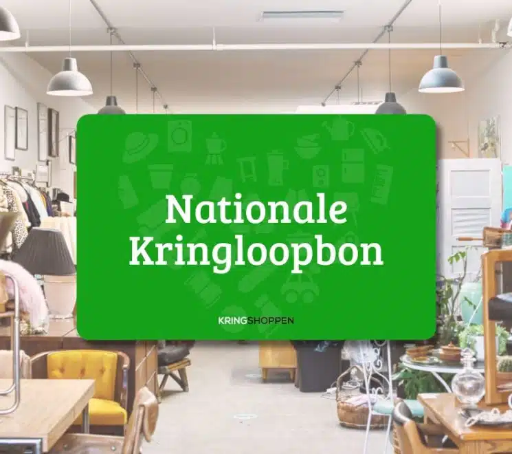Nationale Kringloopbon - cadeaubon voor kringloopwinkels