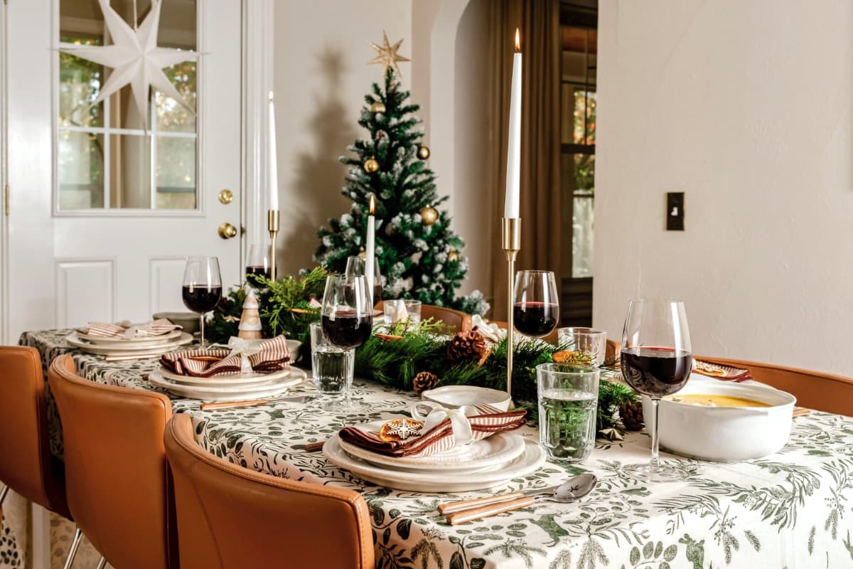 kerstdiner kerstservies