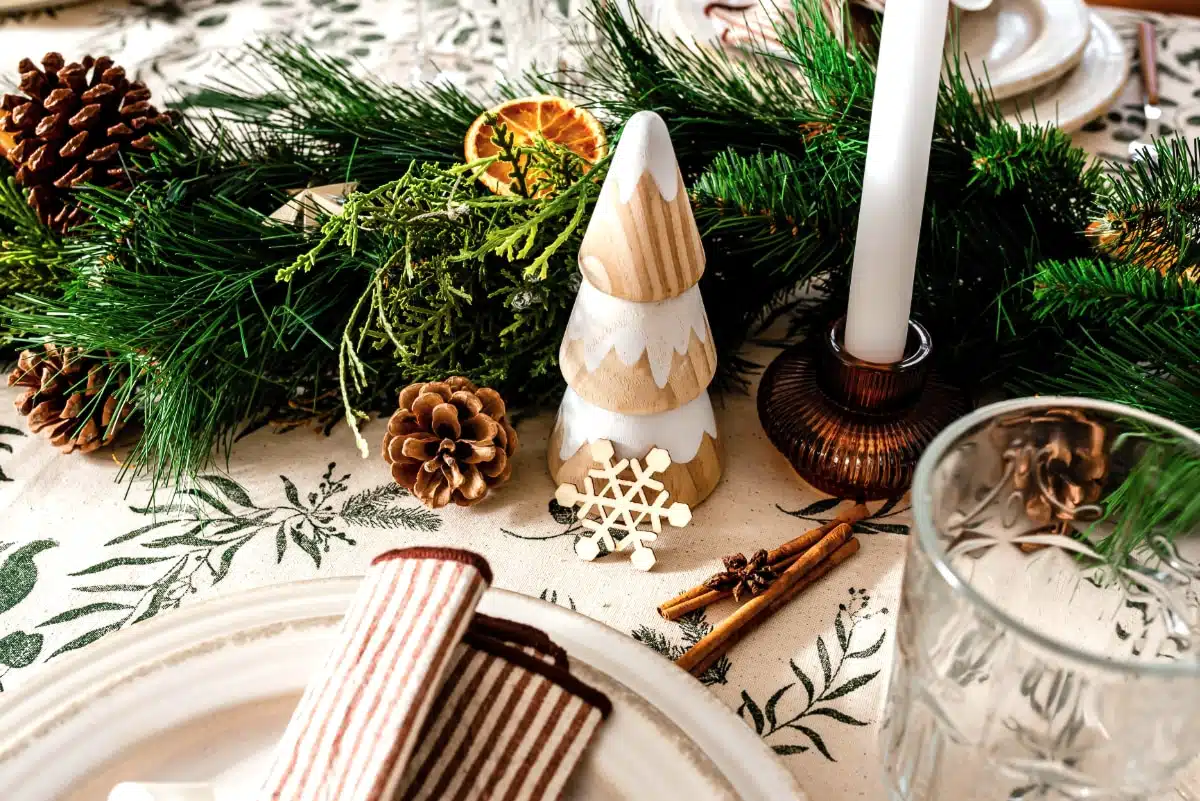 kerstservies kersttafel