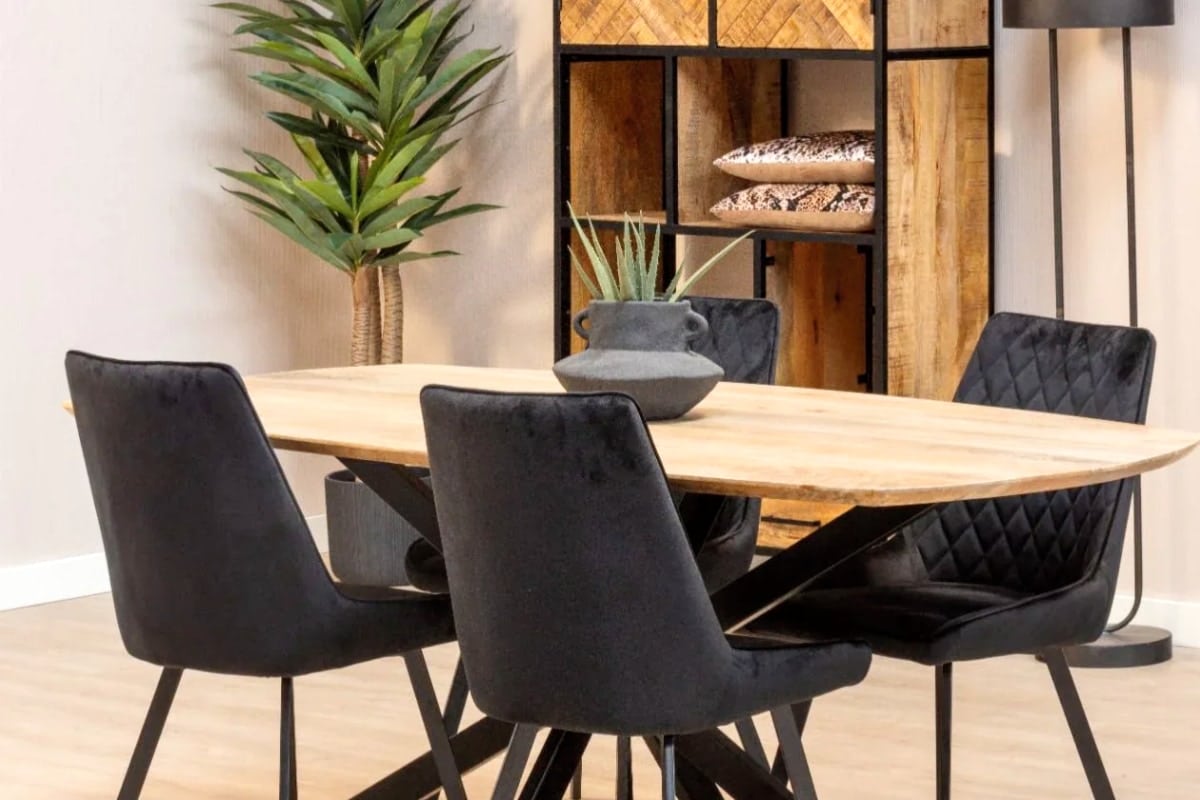 eetttafel mangohout